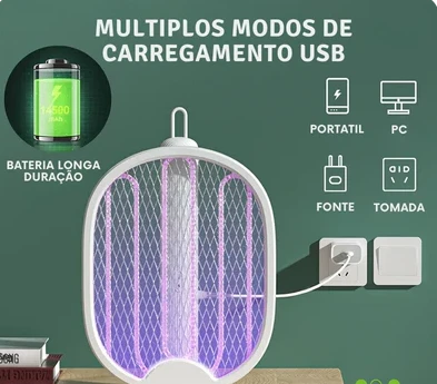 MaxBolt - Raquete MosquitoKiller Volt - Seu Ambiente Seguro